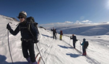 Студенты САФУ завершили лыжный маршрут по Хибинам первой категории сложности