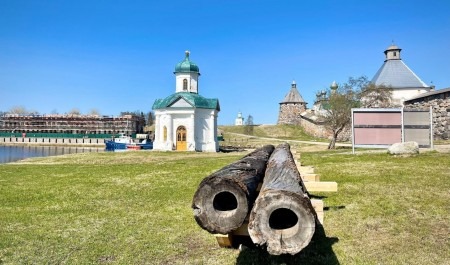В Соловецком монастыре показали деревянный водопровод, созданный монахами в 18 веке