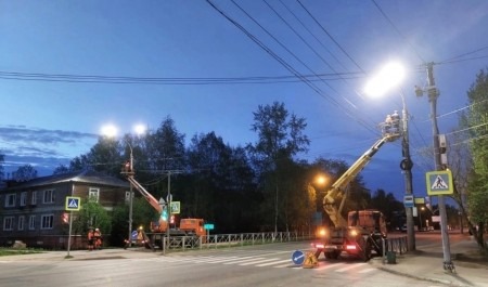 На перекрёстках Архангельска появился ещё семь умных светофоров