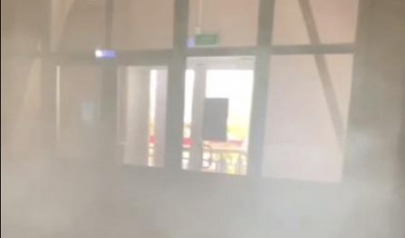 21 сентября пожарные тушили условное возгорание в Исакогорско-Цигломенском культурном центре