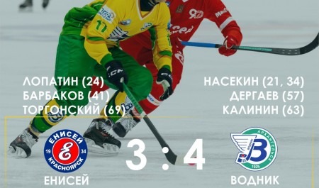 «Водник» одержал победу в первом четвертфинальном матче Чемпионата России