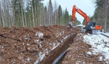 17 километров газопровода проложили от Новодвинска до Холмогор