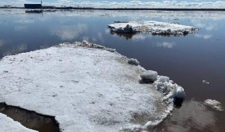 Подвижки льда зафиксированы в 120 километрах от Архангельска