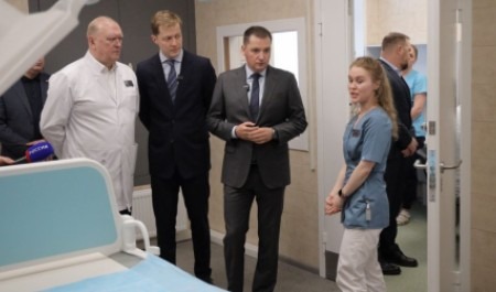 В Архангельске капитально отремонтировали приемное отделение первой городской клинической больницы