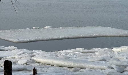Голова ледохода движется в 247 километрах от Архангельска
