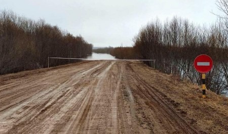 В Архангельской области подтоплено 16 участков дорог