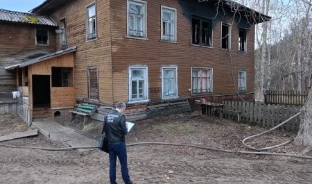 Пожар в Шенкурске закончился трагически для одинокого мужчины