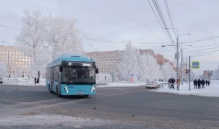 Коммунальщики Архангельска с помощью воды и мороза умудрились вывести из строя автобусы РИКО