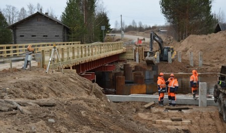 Работы на мостах в Архангельской области идут с опережением графика