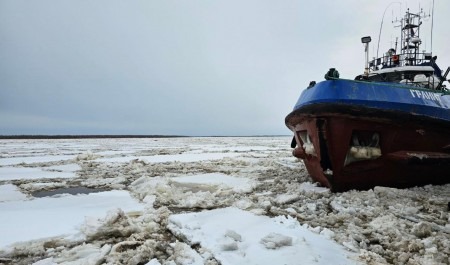 Подвижки льда зафиксированы в 48 километрах от Архангельска