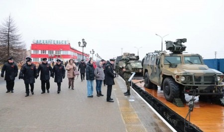 В Архангельск прибыл поезд Минобороны России «Сила в правде»