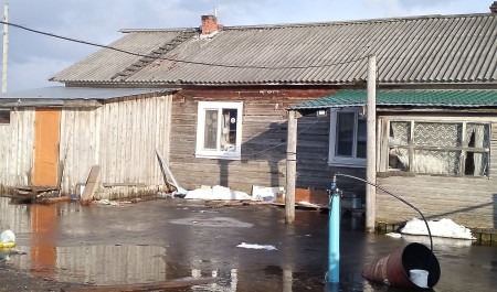 В Архангельской области десятки домов до сих пор остаются в зоне подтопления