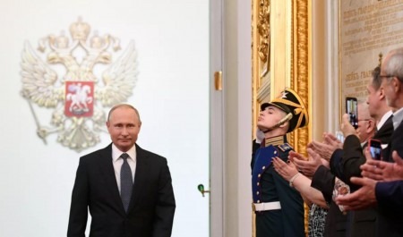 Инагурация Владимира Путина начнется в 12:00 в Андреевском зале Кремля