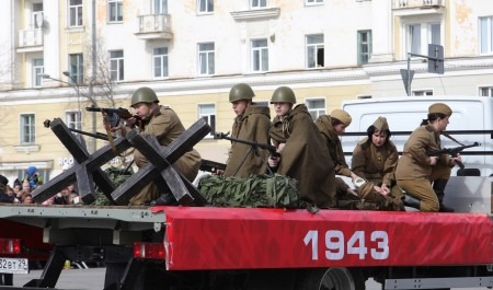 Колонна военной ретротехники пройдет в День Победы в Северодвинске