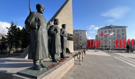 Юные архангелогородцы отдают дань памяти подвигу героев Великой Отечественной войны