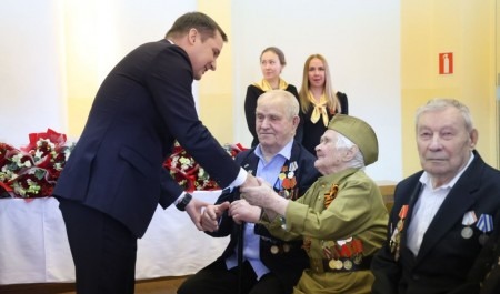 Александр Цыбульский встретился с ветеранами Великой Отечественной войны и тружениками тыла