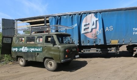 Гуманитарный груз из Архангельска доставлен в Луганск