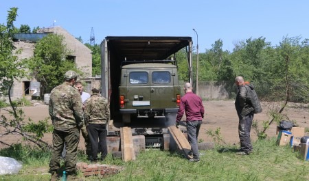 Миссия Губернаторского Центра Архангельской области передала первую партию грузов военнослужащим в ЛНР