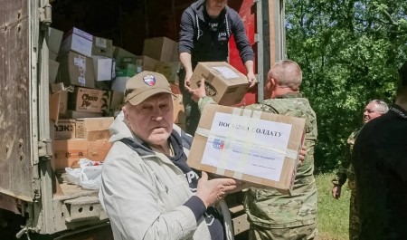 Первая партия груза, отравленная из Архангельской области, доставлена в ЛНР