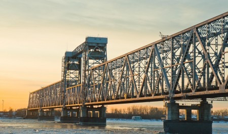Железнодорожный мост в Архангельске перекроют с 15 по 22 мая