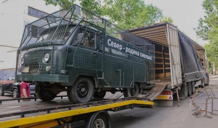 Гуманитарный конвой из Архангельска прибыл в Мелитополь
