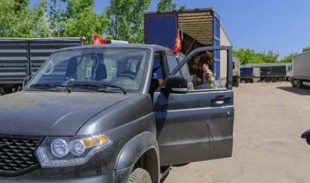 Гуманитарный груз от жителей и организаций Поморья прибыл в Донецк