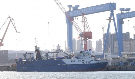 В Китае построили судно для рыболовов Архангельской области