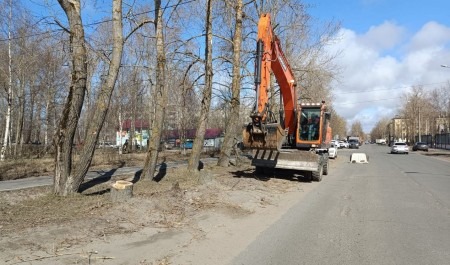 В Северодвинске начались ремонтные работы еще на одном объекте дорожного нацпроекта
