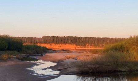 Почти на всех реках Архангельской области отмечается спад уровней воды