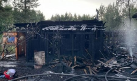 В Поморье вспыхнувшая частная баня едва не привела к масштабному пожару в СНТ