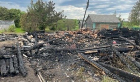 Пожар в архангельской глубинке превратил дом в пепелище: погибли мать и дочь