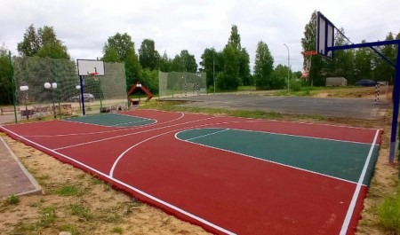 В Виноградовском округе появилась универсальная спортивная площадка