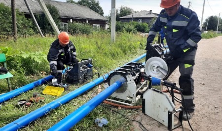 В Няндомском округе проложено два километра новой водопроводной сети