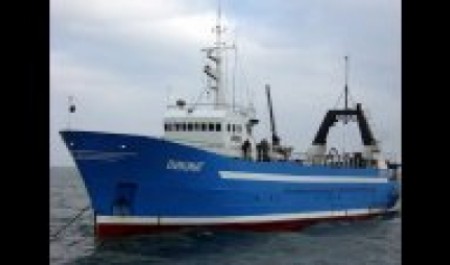 Траулер «Викинг» зашёл в порт Архангельск с продукцией из рыбы, выловленной в Баренцевом море