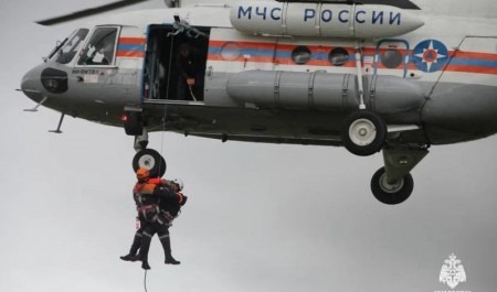 Первый спасенный на Северном морском пути подразделением МЧС России в Певеке