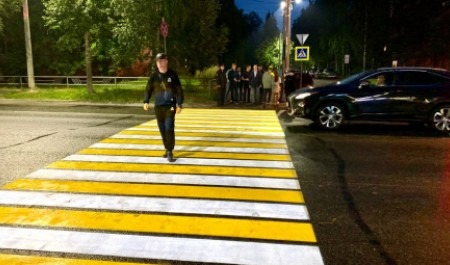 В Новодвинске введены в эксплуатацию модернизированные пешеходные переходы