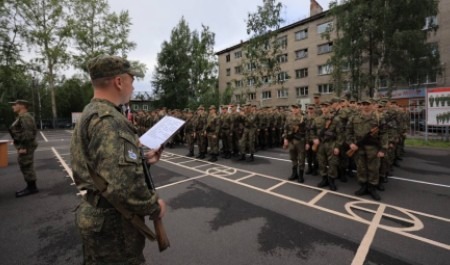 В Архангельске приняли присягу 100 курсантов военно-учебного центра САФУ