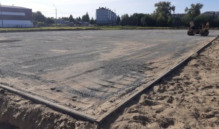 В Архангельске продолжается строительство нового стадиона