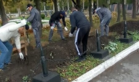 Осужденные Архангельска с воодушевлением чистят город