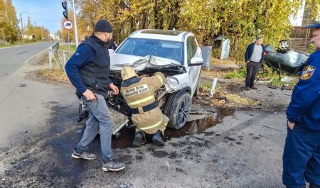 В Няндоме произошло серьезное ДТП. Есть потрадавшие