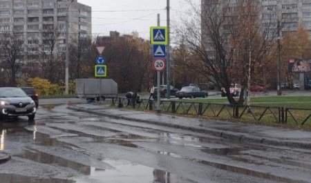 В Архангельске сместят «аварийный» пешеходный переход на Нагорной