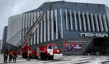 Пензенские пожарные МЧС России провели учения на объекте с массовым пребыванием людей