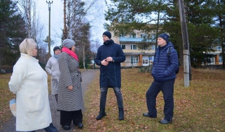 В Онеге завершен монтаж системы освещения лыжных трасс