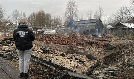 В Устьянском районе при пожаре погибла семья из трех человек