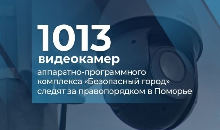 Больше 1000 камер АПК «Безопасный город» наблюдают за правопорядком в Архангельской области