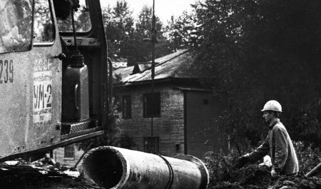 Как строили коммунальные сети Архангельска в 60-70-е года ХХ века