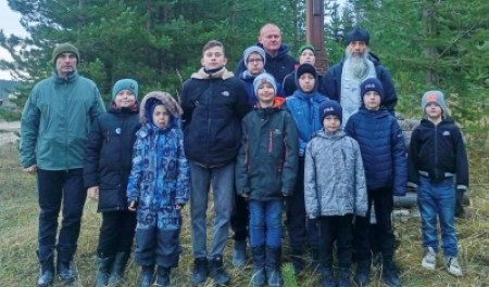 Участники детских патриотических сборов в Плесецком округе почтили память невинно пострадавших в  XX столетии