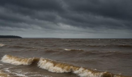 Шторм на Белом море может затопить часть дельты Северной Двины в Архангельске