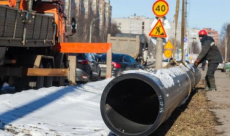 Сразу несколько архангельских улиц перекрыли для движения из-за аварийных работ Сразу несколько архангельских улиц перекрыли для движения из-за аварийных работ