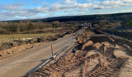 В Вельском округе ремонтируют автодорогу до Коноши В Вельском округе ремонтируют автодорогу до Коноши